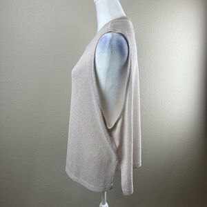 H&M Blouse Women Extra Large Beige Sleeveless Sweater Muscle Tank‎